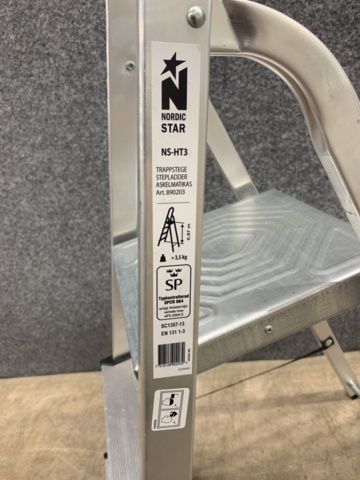 1228992-3 Stepladder Nordic Star NS-HT3 3 steps