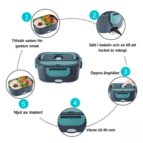 1229243-4 Electric lunch box