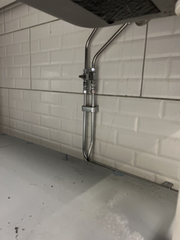 1178227-3 Stainless steel workbench with sink & mixer - Diamond