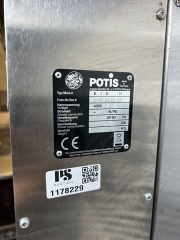 1178229-3 Kebab grill Potis E3 -SN