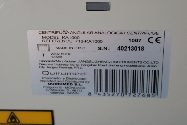 1151727-3 Centrifuge Quirumed KA-1000