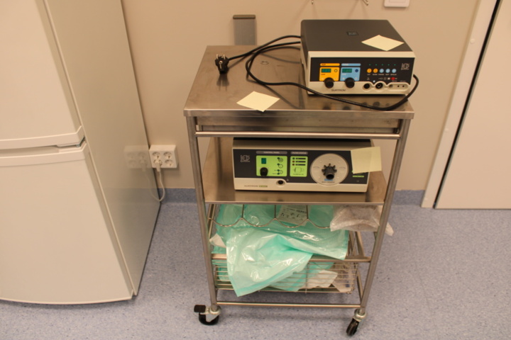 1151736-1 Surgical machine with filter & trolley - LED SpA Surtron 160 -2018