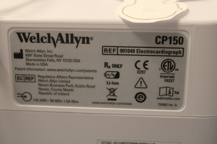 1223515-3 Device for resting ECG - Welch Allyn CP 150
