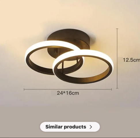 1230281-3 2 st Taklampor Aurora Prestige Rund 20W