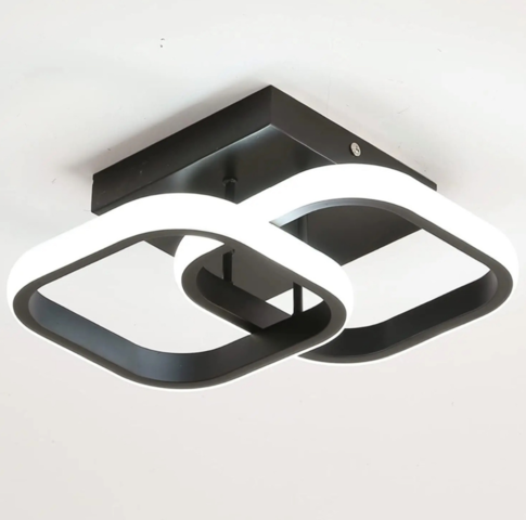 1230289-1 2 st Taklampor Aurora Prestige Fyrkant 22W