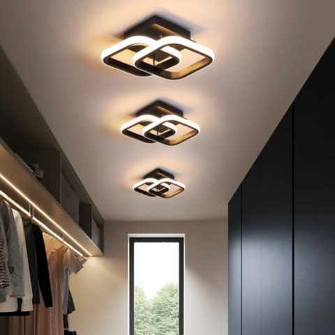 1230289-2 2 st Taklampor Aurora Prestige Fyrkant 22W