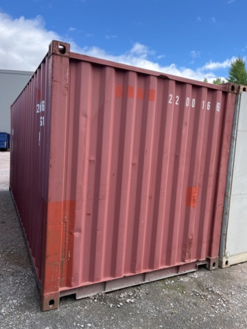 1214908-5 20-fots container med innehåll