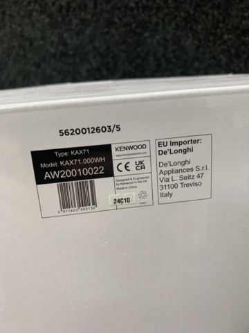 1093805-3 Ice machine Kenwood KAX71.000WH