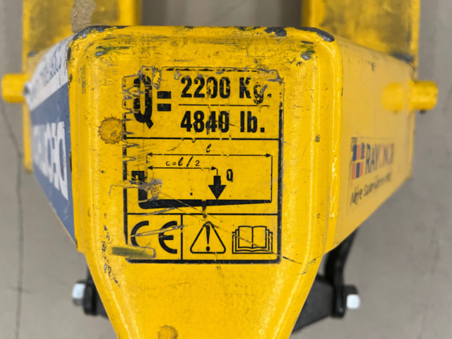 1230758-3 Pallet truck 2200 kg - Lifter GS/Basic 22S4