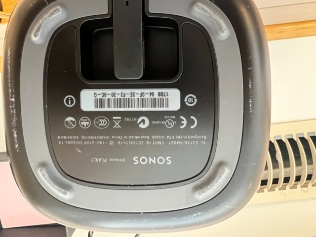 953081-2 Sonos PLAY:1