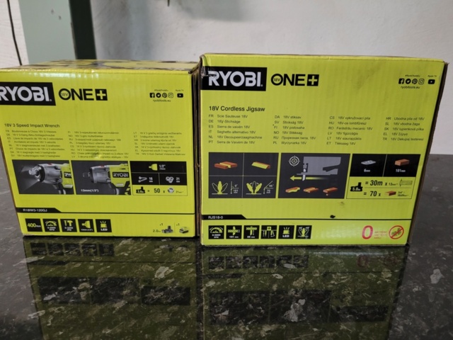 1222473-2 Ryobi Nut Driver & Jigsaw