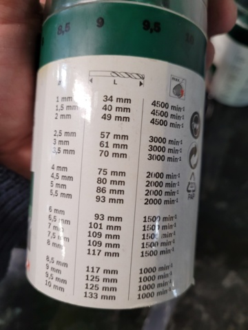 1222485-7 Bosch Drill Kit