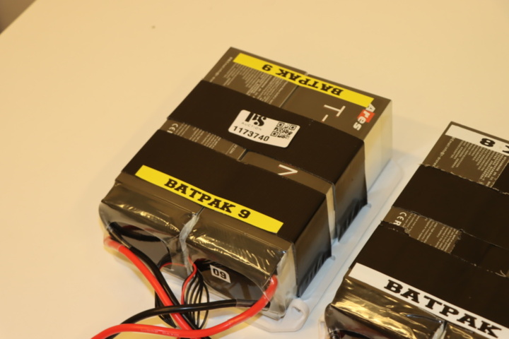 1173740-3 2 st Dubbel-Batteripack Ares T-Drones