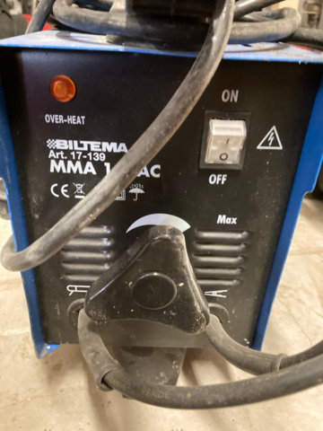 1214941-4 Welding inverter Biltema MMA 160AC