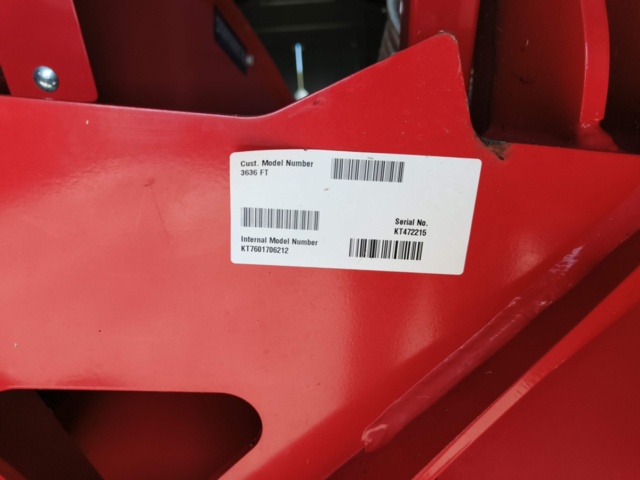 1129796-20 Frontslåtter Kverneland 3636FT  -2017