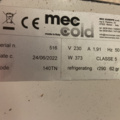 1205441-8 Stainless double fridge - MEC cold