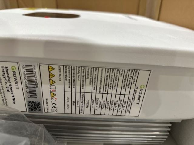 1231549-2 Inverter GROWATT 12 KTL3-X