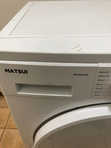 1200580-6 Bosch washing machine & Matsui tumble dryer