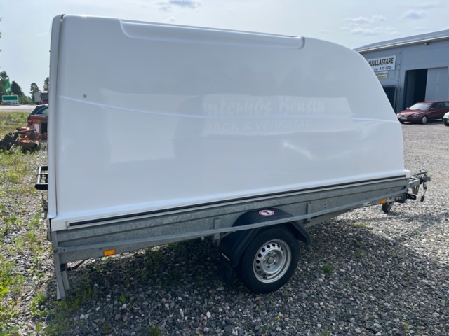 1231843-1 Car trailer with tipper and cover Brenderup CV1000 - 2021