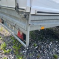 1231843-4 Car trailer with tipper and cover Brenderup CV1000 - 2021