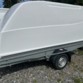 1231843-5 Car trailer with tipper and cover Brenderup CV1000 - 2021