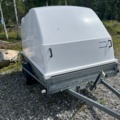 1231843-3 Car trailer with tipper and cover Brenderup CV1000 - 2021