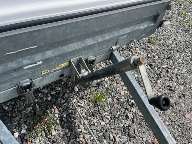 1231843-8 Car trailer with tipper and cover Brenderup CV1000 - 2021