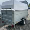 1231845-4 Car trailer with cover Brenderup LV1000 - 2021