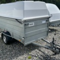 1231845-1 Car trailer with cover Brenderup LV1000 - 2021
