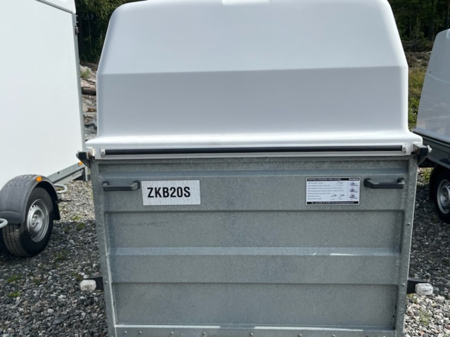 1231845-6 Car trailer with cover Brenderup LV1000 - 2021