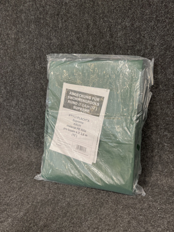 1231832-2 Skyddsöverdrag för rund pool 3,6m, grönt