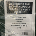 1231832-3 Skyddsöverdrag för rund pool 3,6m, grönt