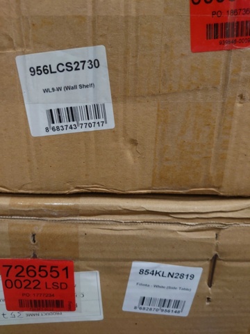 1227058-1 1 st Sidoboard + 1 st vägghylla - Frakt ingår