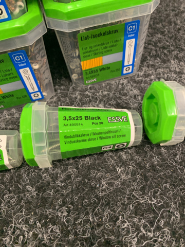 1191294-4 Mounting screw, molding/plinth screw & window sheet screw, Essve