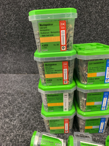 1191294-6 Mounting screw, molding/plinth screw & window sheet screw, Essve