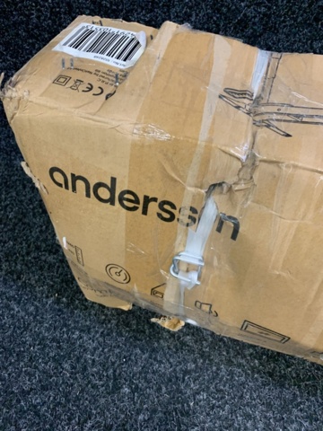 1221625-5 Electric desk frame Andersson DPF-M3000 Motorized Dual Motor Frame Black