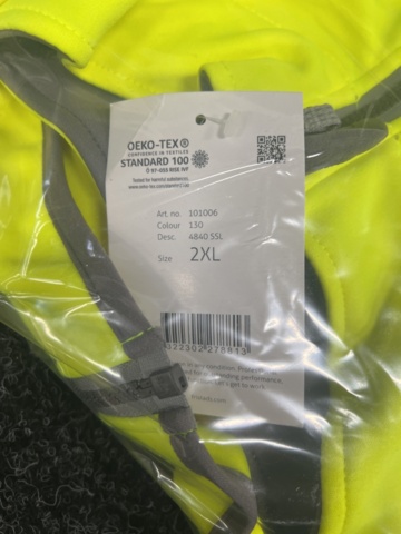 1232284-2 Varseljacka Fristads 101006-130, Strl 2XL