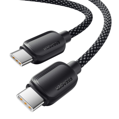 1232828-1 10 st ladd/synkkkabel USB-C - USB-C 100W max, 3 meter, flätad - Frakt ingår