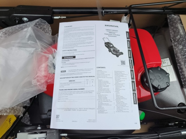 1000359-7 Ny Gräsklippare Honda HRN536C2 VY