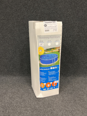 1233001-2 Pool Mountfield Azuro 3,6x0,9m med Stege