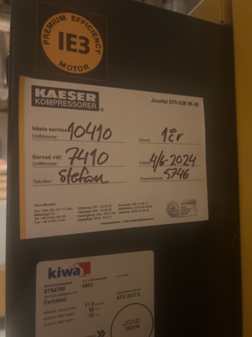 1180782-3 Skruvkompressor Kaeser Kompressoren ABT 25 -2020