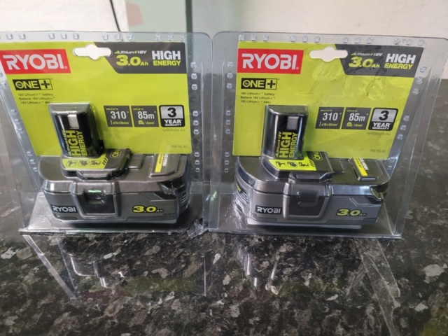 1222566-2 Ryobi Batteri 18v 3Ah 2st