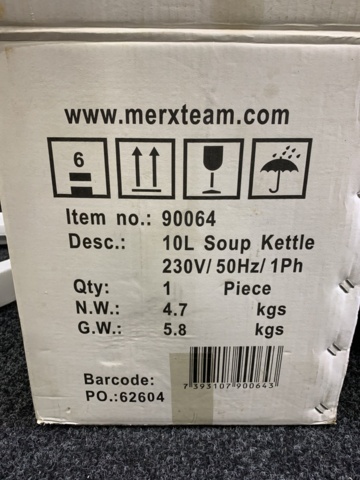 1233487-8 Soup kettle Merxteam 10 L