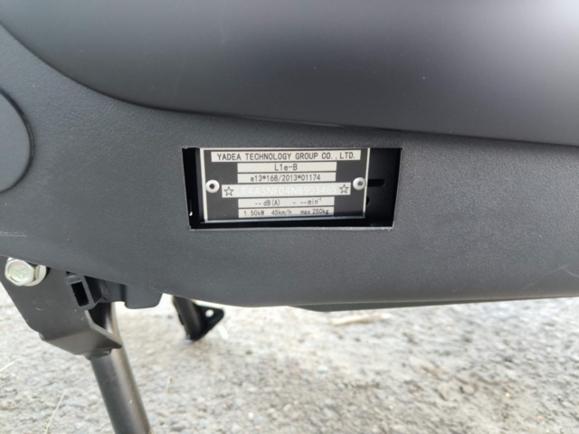 1130114-34 Ny Elmoped Yadea M6L - 1500W -2022