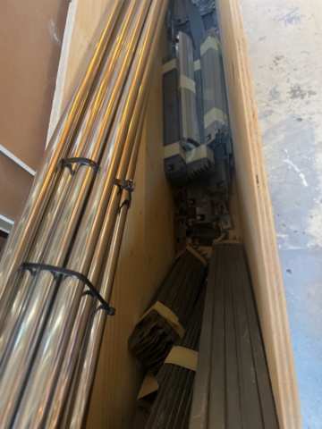 1180797-5 Storage shelves dismantled