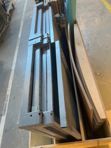 1180797-7 Storage shelves dismantled