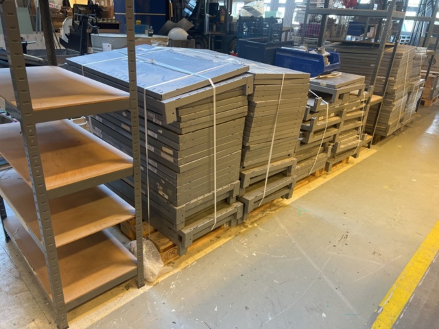 1180797-1 Storage shelves dismantled