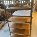 1180797-9 Storage shelves dismantled