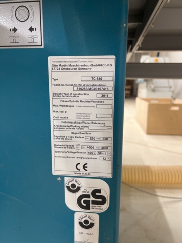 1180828-7 Circular saw Martin TC640 -2011