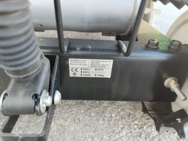 1130134-13 Snow thrower Honda HSS1380i E - Hybrid - 2012